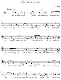 đắp Mộ Cuộc Tinh Sheet Nhạc Hợp Am Bản Nhạc Co Nốt Bản Nhạc Am Nhạc Học Tập