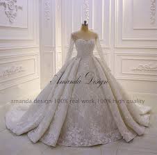 Hochzeit auf den ersten blick; Amanda Design Brautkleider Hochzeitskleid Long Sleeve Luxury Wedding Dress Lace Wedding Dresses Aliexpress