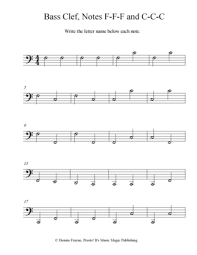 Bass Clef Note Identification Practice Worksheet Level 4 4 Pages In 2020 Music Theory Worksheets Bass Clef Notes Music Notes