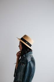 Straw Boater Hat From Gigi Pip Short Brim Hat Straw Boater Boater Hat