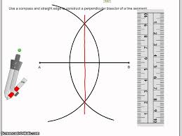 Construct A Perpendicular Bisector Of A Line Segment Interior And Exterior Angles Best Interior Design Websites Math Art