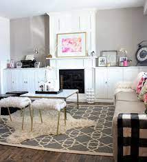 These days dark cabinets come in all types of wood, materials and tones. Living Room Built Ins Around An Electric Fireplace A Purdy Little House