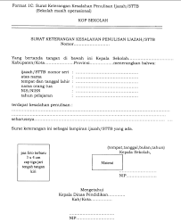 Surat pernyataan kesalahan adalah sebuah surat yang dibuat seseorang yang mana dia menyatakn bersalah telah melakukan sesuatu. Format Resmi Surat Keterangan Kesalahan Penulisan Ijazah Sttb Surat Nama Kepala Sekolah