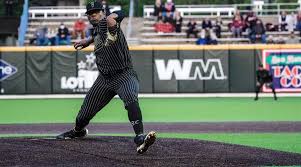 He was drafted with the 10th pick in the 2021 major league baseb. Kumar Rocker Vanderbilt Pitcher