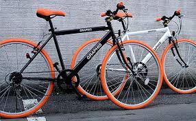 graphis gr001 orange folding bicycle bike bicycle