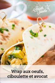 Recette Wrap Aux Oeufs Ciboulette Et Avocat Supertoinette Recette Recettes De Cuisine Recette Recette Wrap