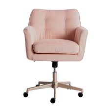 Serta Style Ashland Home Office Chair Blush Pink Twill Fabric Walmart Com Home Office Chairs Comfortable Office Chair Pink Office Chair
