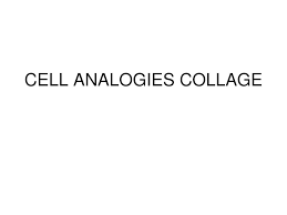 Check spelling or type a new query. Ppt Cell Analogies Collage Powerpoint Presentation Free Download Id 5483252