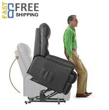 Power Lift Recliner Chair Elderly Pu Leather Armchair Lounge Sofa Seat Black New Powerliftreclinerchair Lift Recliners Lift Chairs Power Recliners