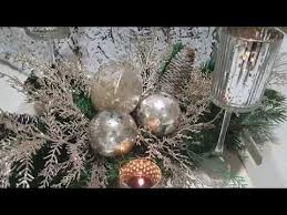 2 Easy Elegant Christmas Centerpiece Plus Diy Dollar Tree Candle Holder Elegant Christmas Centerpieces Christmas Centerpieces Christmas Centerpieces Diy