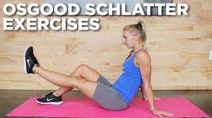 Osgood Schlatter Disease Stretches Exercises For Knee Pain Youtube
