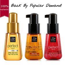 Mise en scene perfect serum has a new edition, styling serum. Mise En Scene Perfect Serum Hair Oil Damage Care Rose Petal Edition 70ml Shopee Malaysia