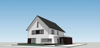 Een Hoogbouw Woning Met Stoere Eigentijdse Uitstraling Spannend Is De Combinatie Van Wit En Mangaanrood In De Gevel Er I Buitenkant Huis Huis Buitenkant Huis