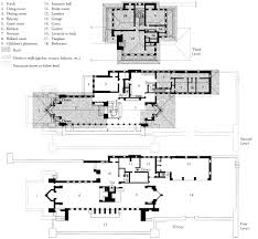 Frank lloyd wright project location: Frank Lloyd Wright Plan Of The Robie House Chicago Illinois 1907 1909 Architectuur