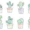 How to draw a cactus: 1