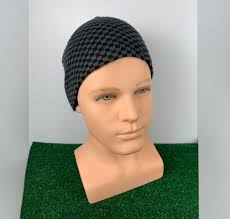 Japanese Brand Beanie, Checkered Design Hat , Japan Made Snow Hat,  Streetwear Winter Hat, Unisex Casual Hat Snow Cap for Winter, Halloween