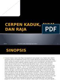 Kaduk ayam dan raja nota. Cerpen Kaduk Ayam Dan Raja