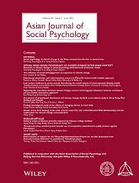 Maybe you would like to learn more about one of these? Asian Journal Of Social Psychology Wiley Online Library