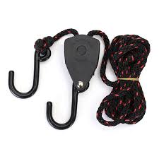 Grow Light Hangers 1 8 Adjustable Rope Ratchets Hydroponics Tent Filters
