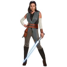 Star Wars Episode Viii The Last Jedi Deluxe Women S Rey Costume Walmart Com