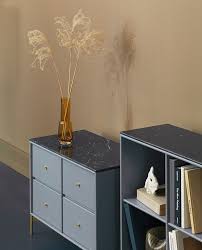 Now You Can Add Marble Tops To Your Montana Shelf Or Sideboard Or Renew Your Composition With Brass Legs And Handles Brass Interior Stue Hjem