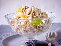 Klassischer Waldorfsalat Rezept Lecker Waldorf Salat Waldorfsalat Rezepte