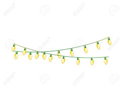 Christmas Lights Decoration Isolated Icon Vector Illustration Design Illus Vector Illustration Design Decorating With Christmas Lights Typography Design Layout