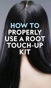 How To Use A Root Touch Up Kit How To Dye Hair At Home Root Touch Box Hair Dye