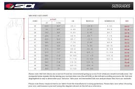 Sidi Shot Size Chart Www Bedowntowndaytona Com