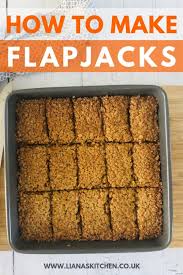When preparing recipe, spoon mix into measuring cup. How To Make Flapjacks An Easy Flapjack Recipe Liana S Kitchen