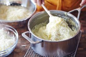 How To Make Pommes Aligot Cheesy Whipped Potatoes Recipe Whipped Potatoes Food Traditional French Recipes