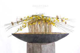 Contemporary Floral Design Pim Van Den Akker In Sikastone 2016 7 Circle Metal Wall Art Floral Art Design Planting Flowers