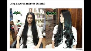 Long layered black hairstyles have a combination of texture, feel, looks, and elegance, which sets you apart from the rest. Long Layered Haircut Tutorial Steps Cutting For Long Hair Haircut Expert By Shyama S Makeover Youtube
