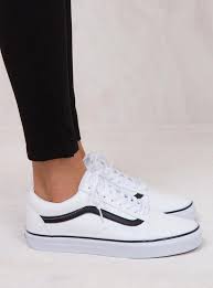 Black And White Vans Shoes For Girls Vans Classic Tumble White Old Skool Vans Shoes Women Vans Shoes Fashion Girls Shoes