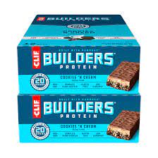 Clif Builders Protein Bars Cookies And Cream 20g