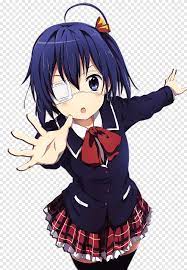 The main character is sakura kinomoto, a young girl who accidentally lets loose a pandora's box of magical clow cards. Rikka Anime Render Cute Female Character With Blue Short Hair Png Pngegg