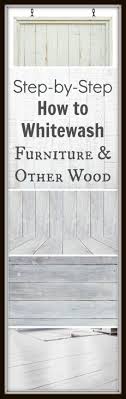 Paint any old furniture you have laying around, so you can revive it and put it to good use. 7 Tips To Whitewash Furniture Painted Furniture Ideas White Washed Furniture Redo Furniture Refinishing Furniture Diy