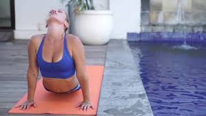 Stress will cause you to age way faster than you need to. Young Woman Is Doing Yoga Stock Footage Video 100 Royalty Free 15658168 Shutterstock