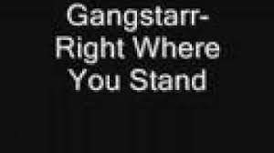 Gangstarr Right Where You Stand Youtube