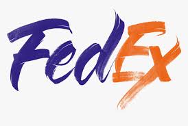The negative space between the e and x is made into an arrow to represent speed. Fedex Logo Calligraphie Hd Png Download Kindpng