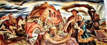 Wichita Post Office Pioneer In Kansas Wpa State Art Office Mural