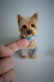 A Needle Felted Yorkshire Terrier Janetsneedlefelting Yorkie Miniature Petloss Petmemorial Petportrait Petfigurine Custommade Mydog Needlefelte Kece