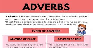 Adverbs of time are invariable. Adverb What Is An Adverb 5 Different Types Of Adverbs Love English