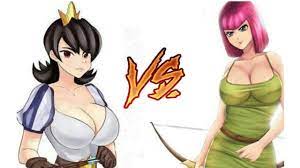 NUDE* Princess vs Archer Queen uncensored... - YouTube