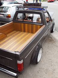 Volkswagen Pickup With Hardwood Bed Lining Volkswagen Caddy Vw Pickup Volkswagen