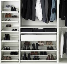 Komplement Pull Out Shoe Shelf White Pax Closet Closet Shoe Storage Ikea Closet Organizer