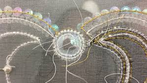 Embroidery is the craft of decorating fabric or other materials using a needle to apply thread or yarn. Student Stories Mina Ryu Haute Couture Embroidery Ual