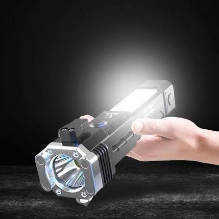 Greenlands 3W LED USB Rechargeable Torch – Multi-Utility Portable Flas – Kopojis
