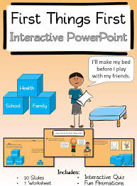 First Things First Interactive Powerpoint And Worksheet Goes Along Great With Habit 3 Of Stephen Covey S 7 Leader In Me Interactive Powerpoint Covey 7 Habits