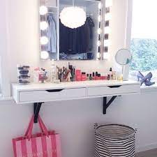 10 Space Saving Storage Ideas For Your Small Bedroom Beauty Room Vanity Bedroom Vanity Girls Room Decor
